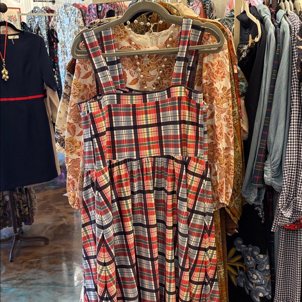 The Heather Dress - Coastal Plaid- Smith & Quinn 11189-1364-1 NWT $185 - Picture 5 of 5
